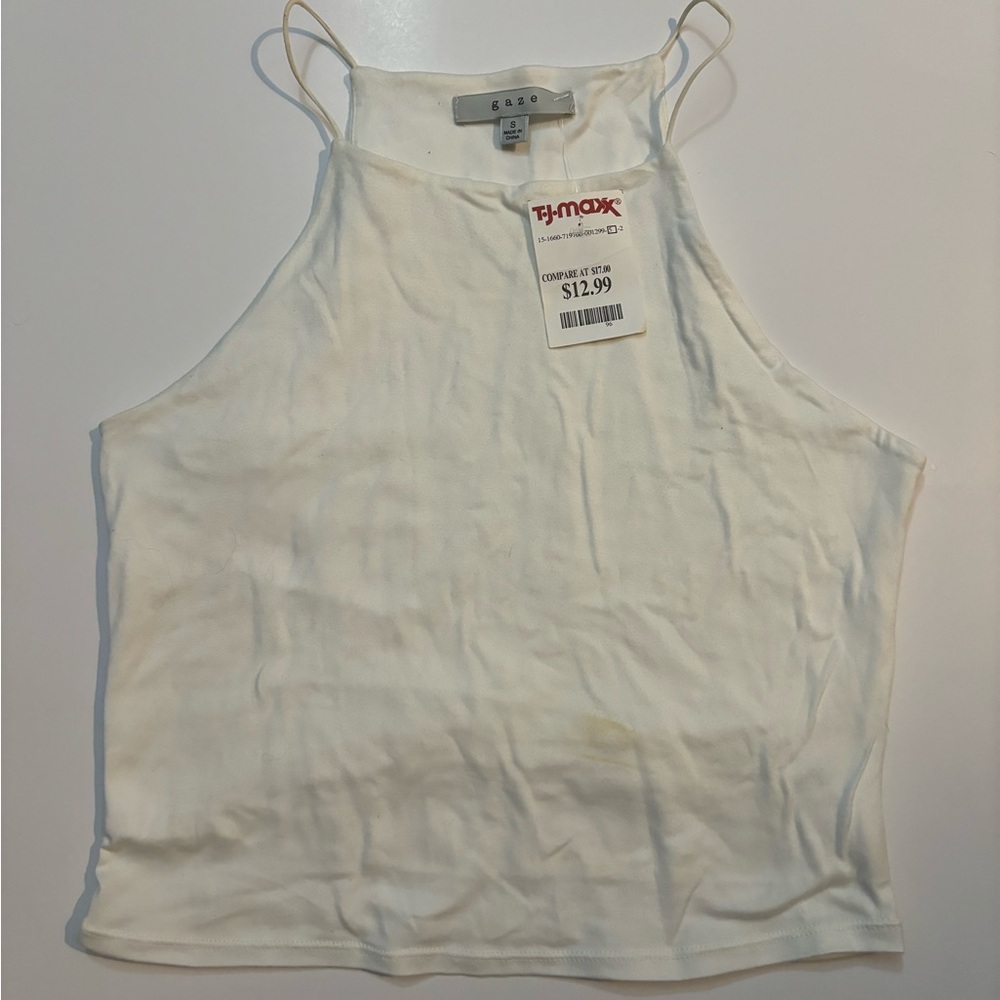 T.J.Maxx White Crop Tank Top